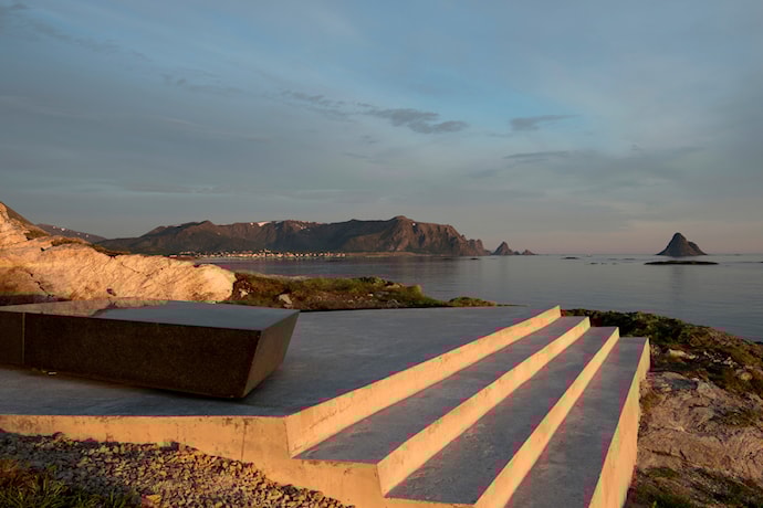 Raste- og utsiktsplassen Kleivodden.