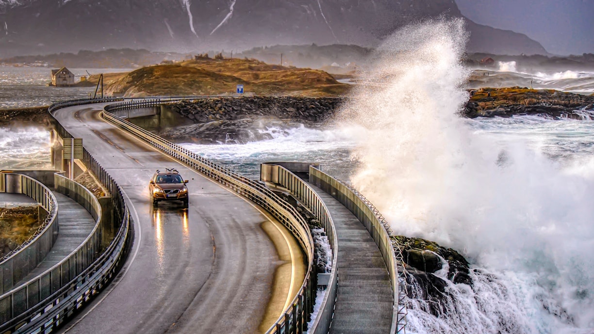 Myrbærholmbrua med fiskebruene.