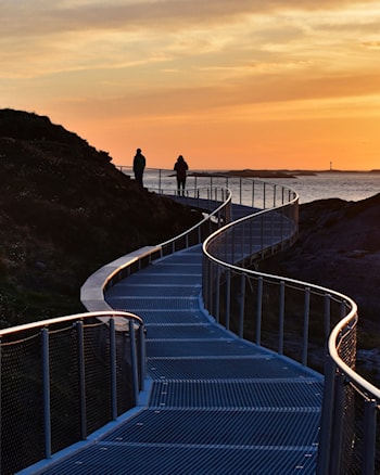 Utsiktssti ved Eldhusøya rasteplass.