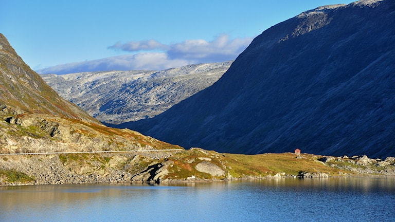 Djupvatnet på fjellet mellom Grotli og Geiranger.