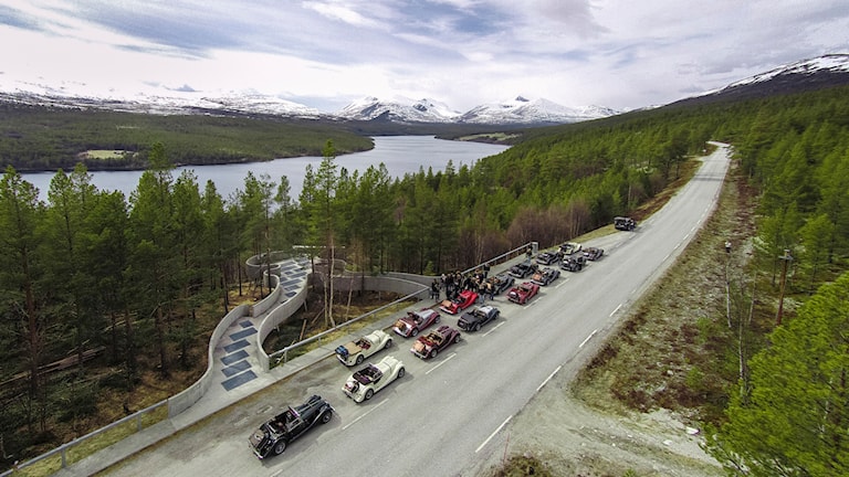 Veteranbiltreff ved Sohlbergplassen.
