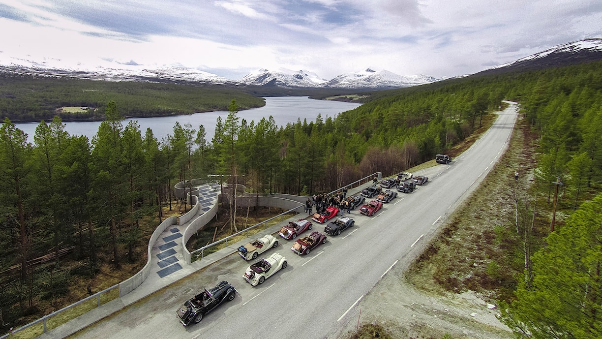 Veteranbiltreff ved Sohlbergplassen.