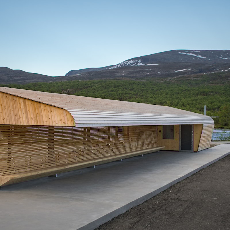 Servicehuset på Reinsvangen.