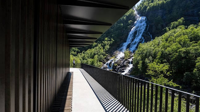 Flesefossen rasteplass, Nasjonal turistveg Ryfylke.