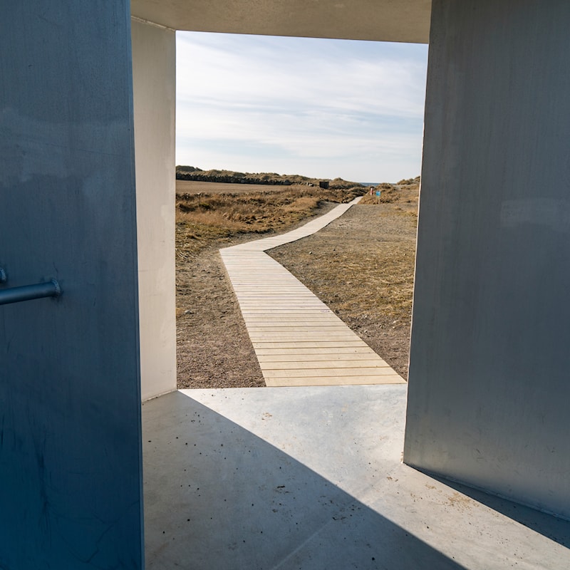 Gangvei til stranda